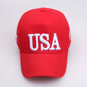 New Fashion USA Flag Embroidery Baseball Cap Men