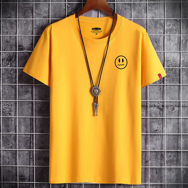 T-shirt for Men Fashion Summer Clothing Graphic Vintage Tshirt