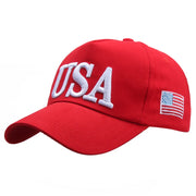 New Fashion USA Flag Embroidery Baseball Cap Men