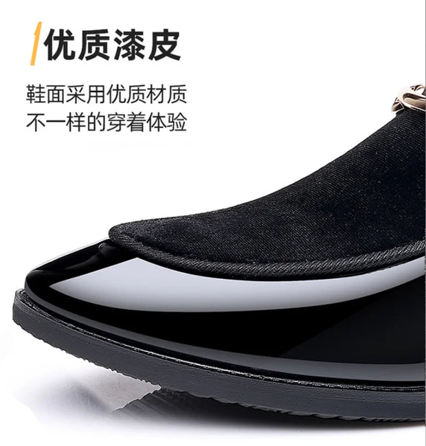 Shoes for Men Party Luxury Patent Shoe for Men Italian