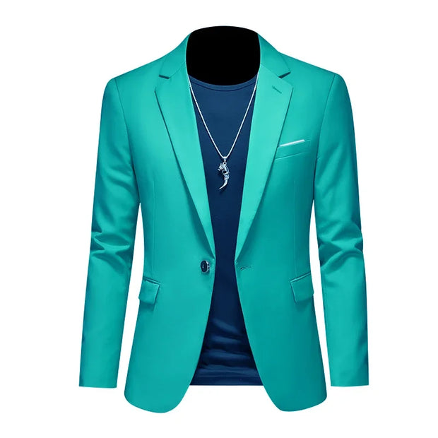 Fashion Solid Color High-end Brand Casual Business Blazer