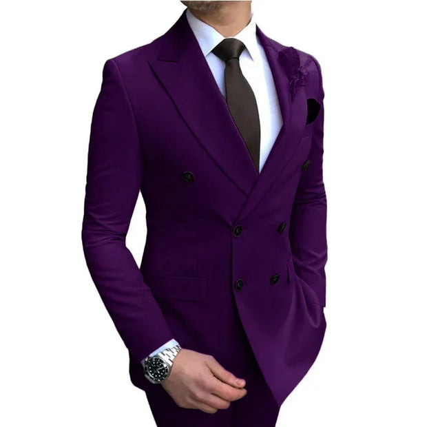 Wedding Suits Men Business Fashion Jacket Dress Blazer