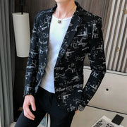 Men Blazer Spring Fashion High-quality Men Korean Version