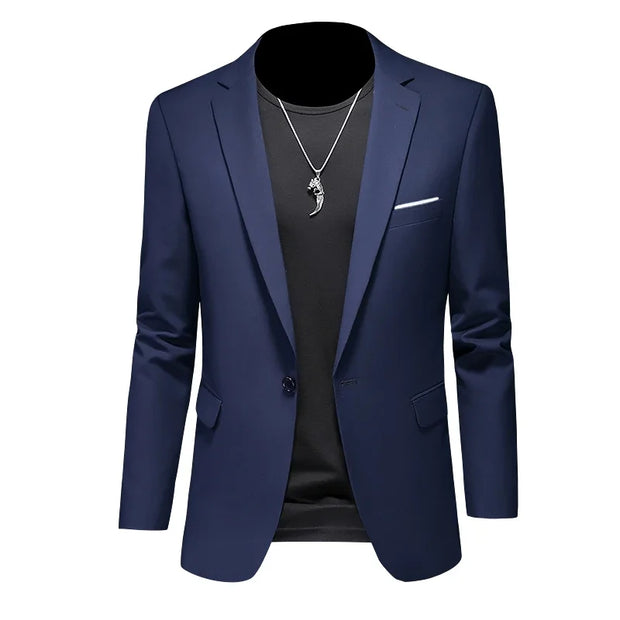 Fashion Solid Color High-end Brand Casual Business Blazer