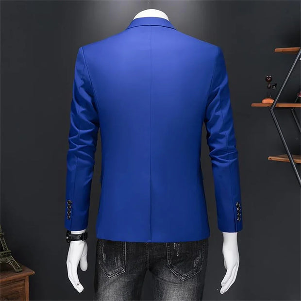 Fashion Solid Color High-end Brand Casual Business Blazer