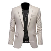 Fashion Solid Color High-end Brand Casual Business Blazer