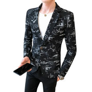 Men Blazer Spring Fashion High-quality Men Korean Version