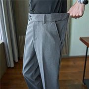 Winter Woolen Office Suit Pants Men Slim British Style