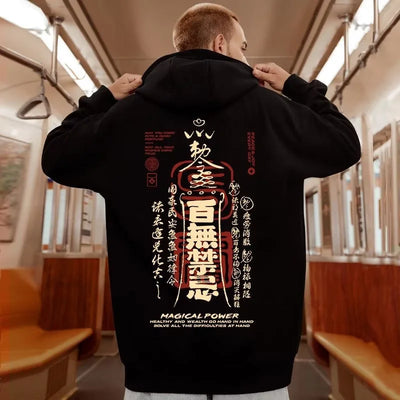 Hoodies For Men Autumn Letter Y2K Streetwear Sweatshirts