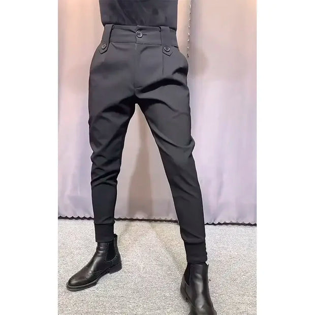 Spring Summer Men Suit Pants Fashion