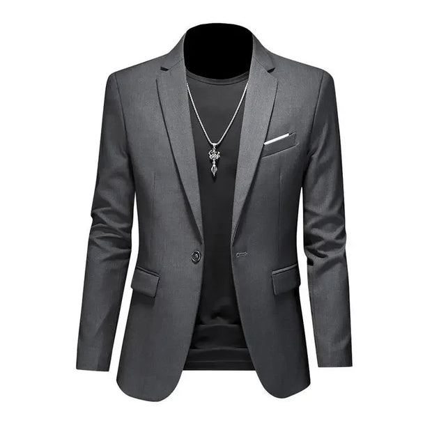 Fashion Solid Color High-end Brand Casual Business Blazer