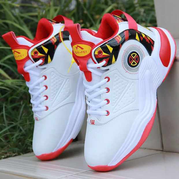 New Men's Basketball Shoes High-Top Sneakers Men Outdoor